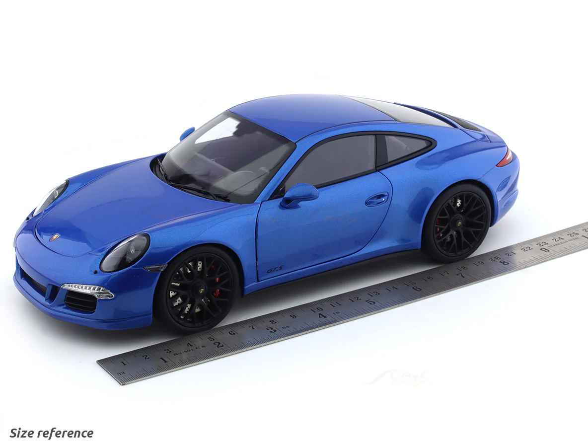 Porsche 911 991 Carrera GTS Blue 1:18 Schuco diecast Scale Model car - Image 17