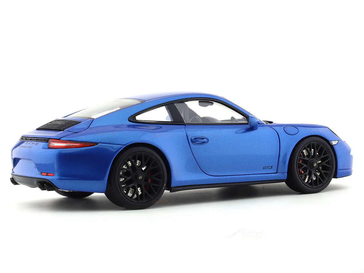Porsche 911 991 Carrera GTS Blue 1:18 Schuco diecast Scale Model car - Image 4