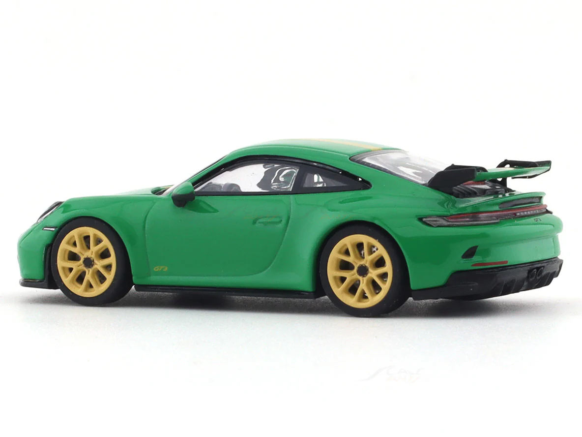 Porsche 911 992 GT3 Python Green 1:64 Minichamps diecast scale model car - Image 3