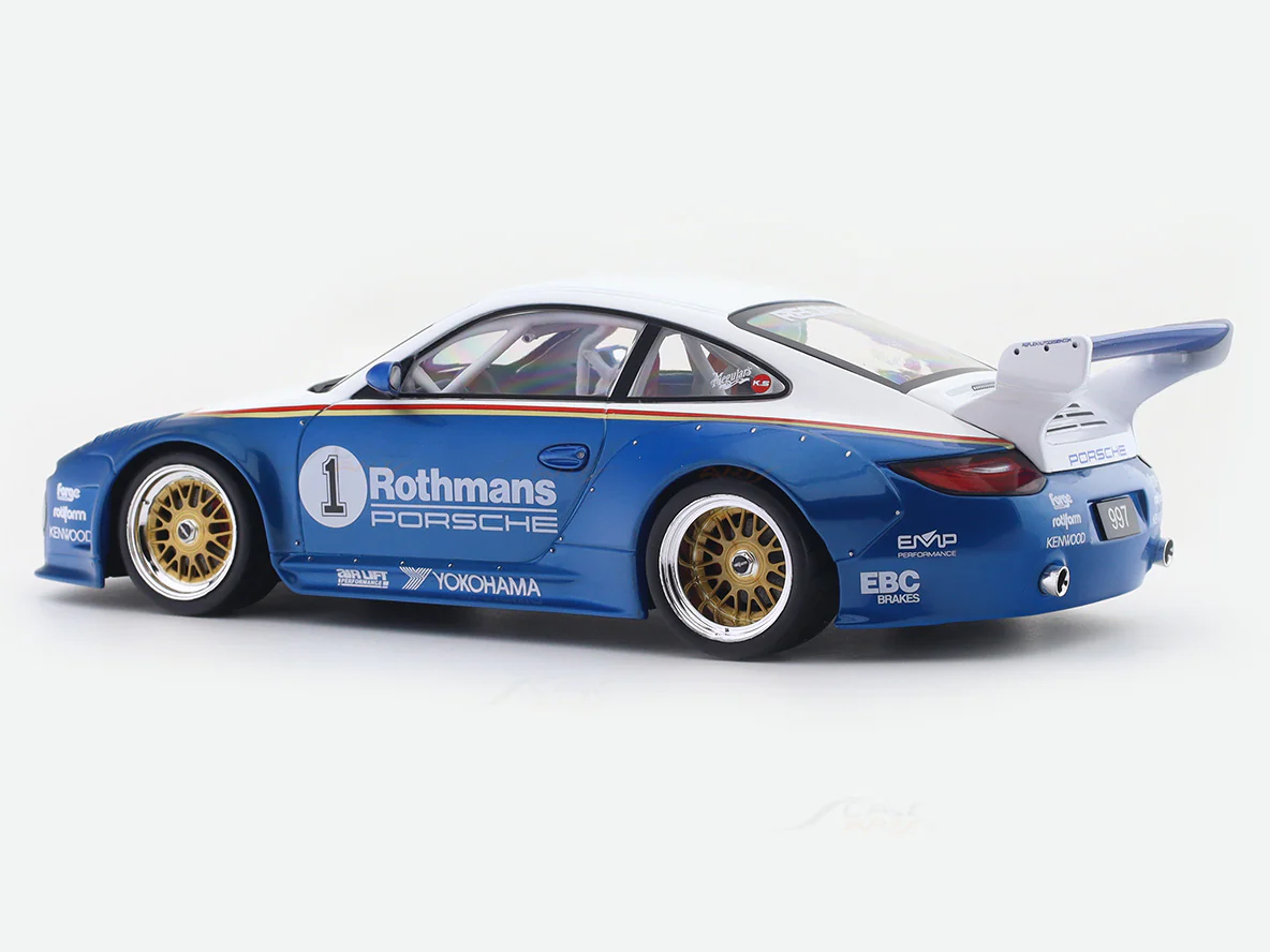 Porsche 911 997 Rothmans 1:18 MCG Licensed Diecast Scale Model Car Collectible - Image 3