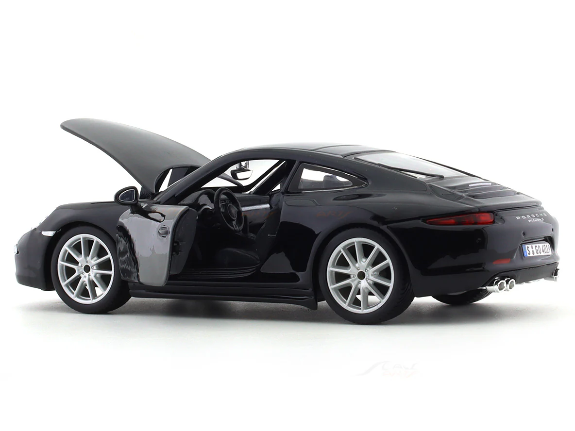 Porsche 911 Carrera S black 1:24 Bburago licensed diecast Scale Model car - Image 10