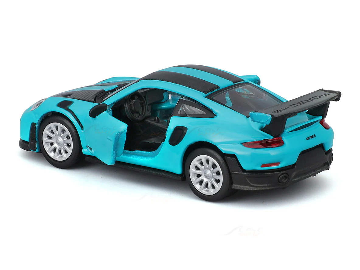 Porsche 911 GT2 RS Blue 1:64 Maisto licensed diecast scale model car - Image 5