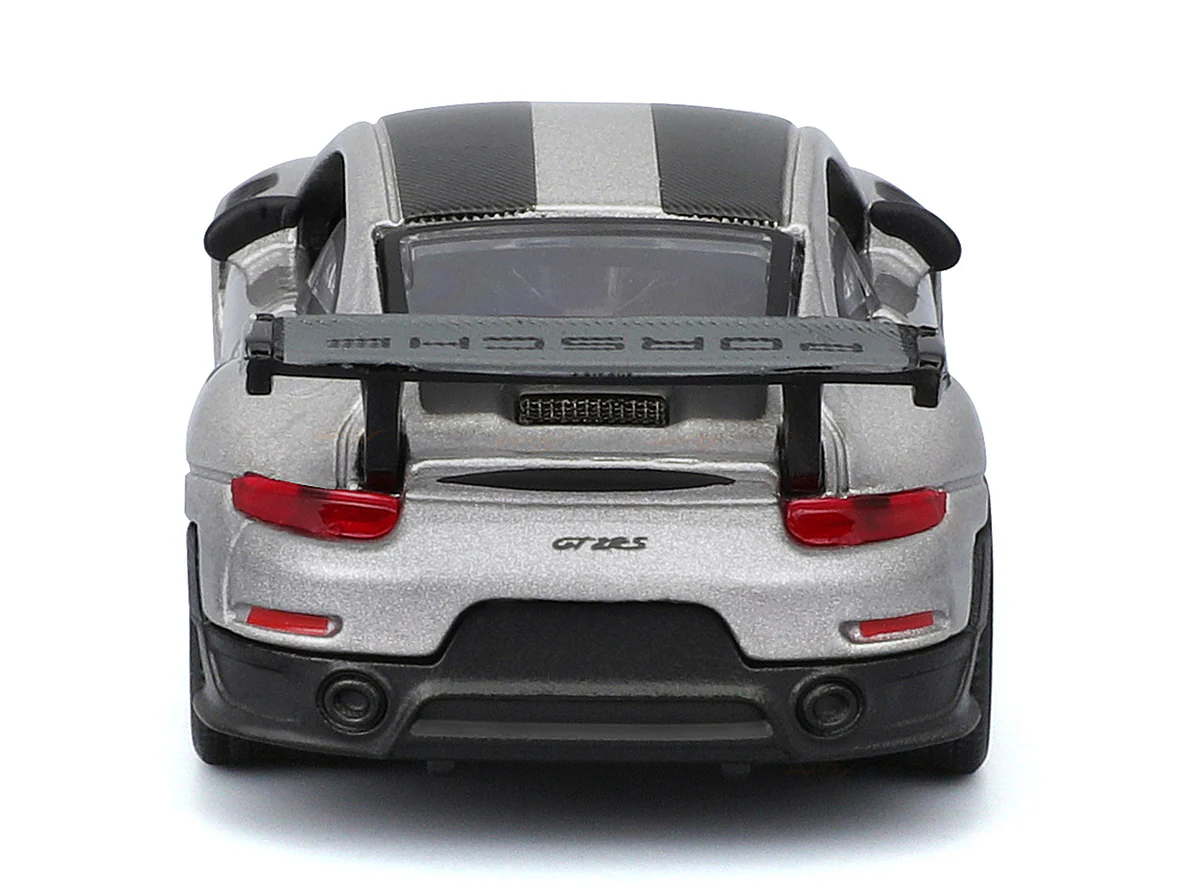 Porsche 911 GT2 RS Silver 1:64 Maisto licensed diecast scale model car - Image 7