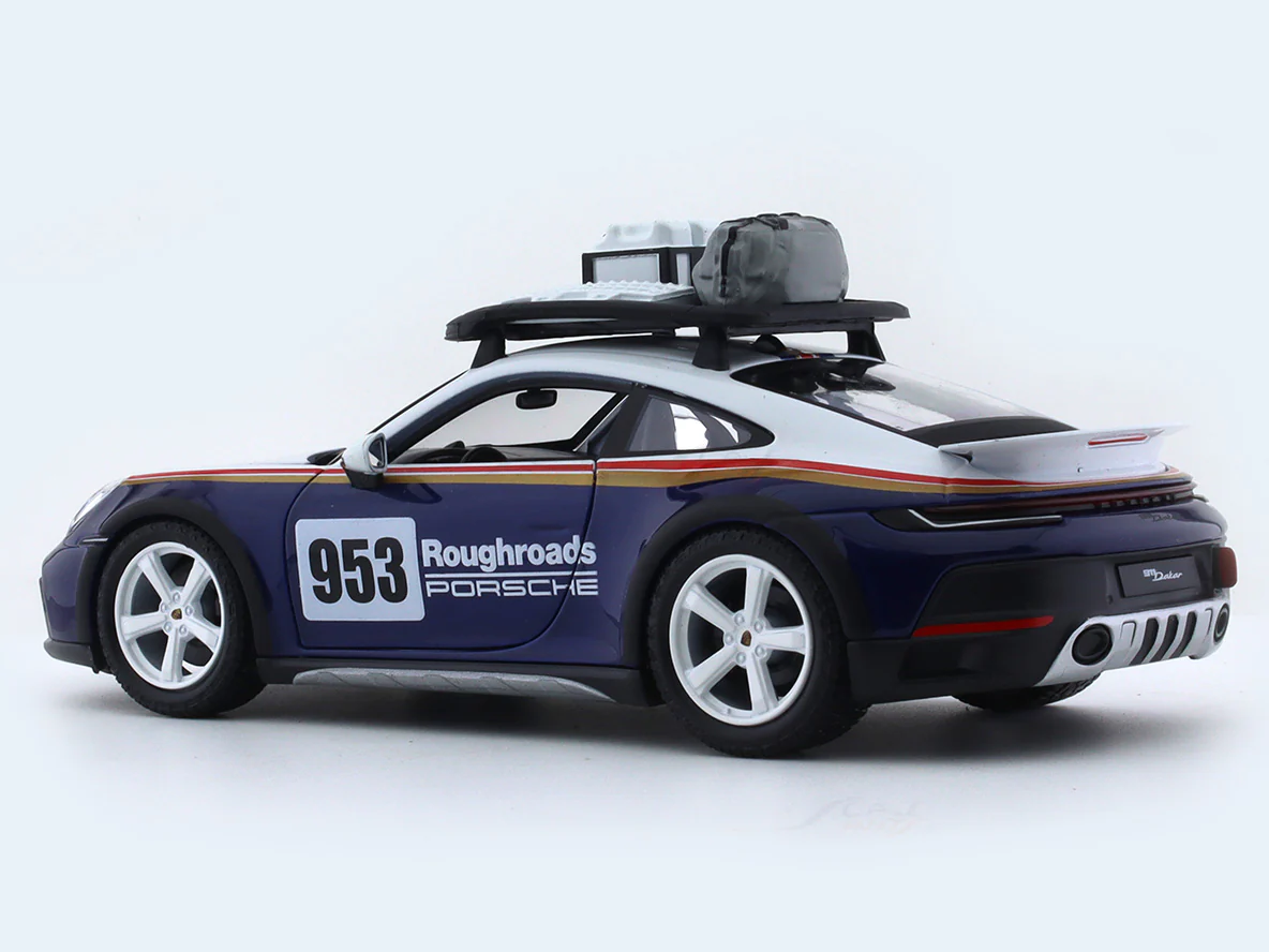 Porsche 911 Rally Dakar 1:24 Bburago licensed diecast Scale Model car - Image 3