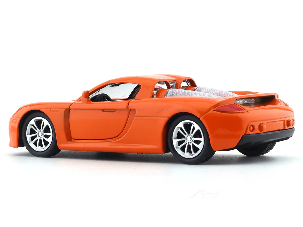 Porsche 918 like orange pull back car - Image 3