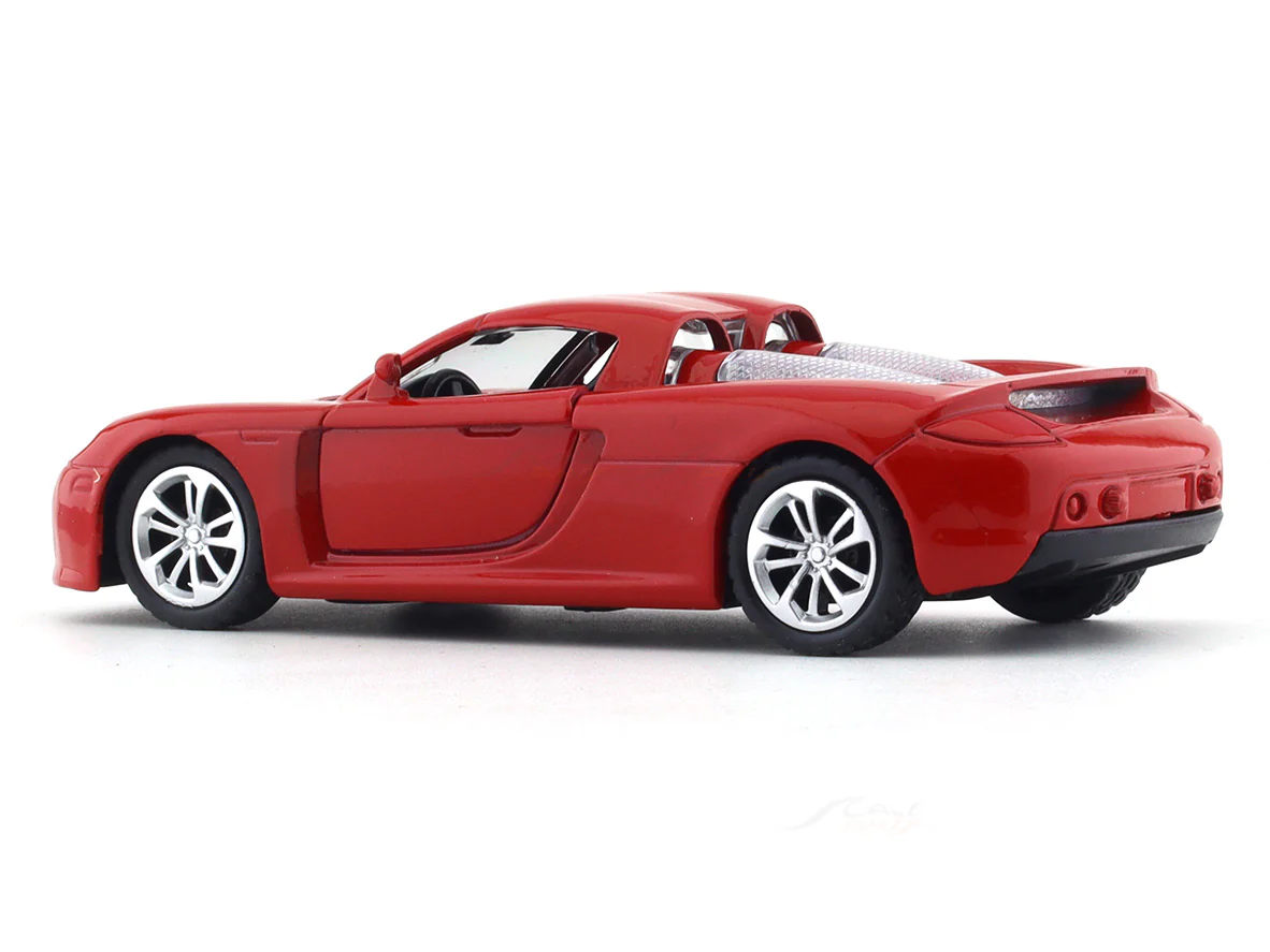 Porsche 918 like red pull back car - Image 3