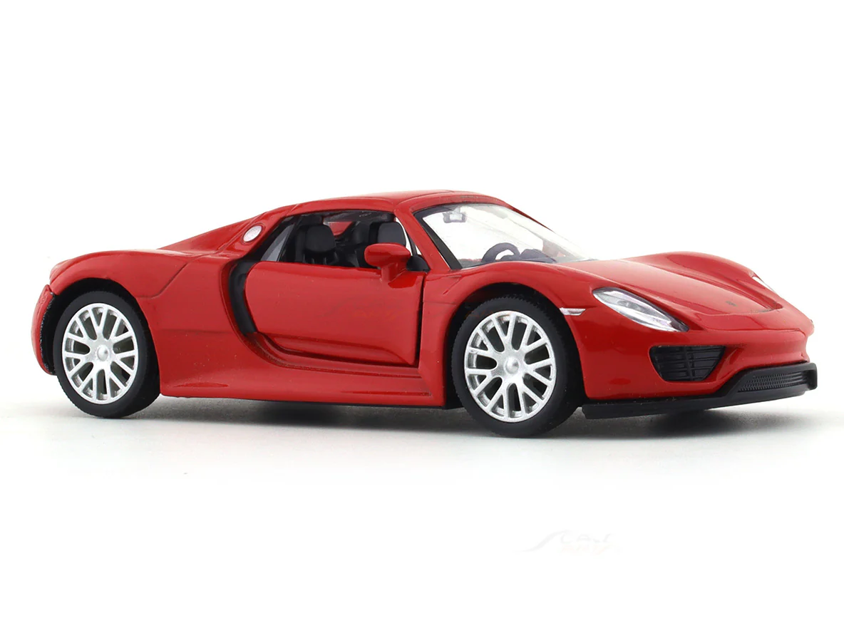 Porsche 918 red 1:32 RMZ City pull back car scale model - Image 6