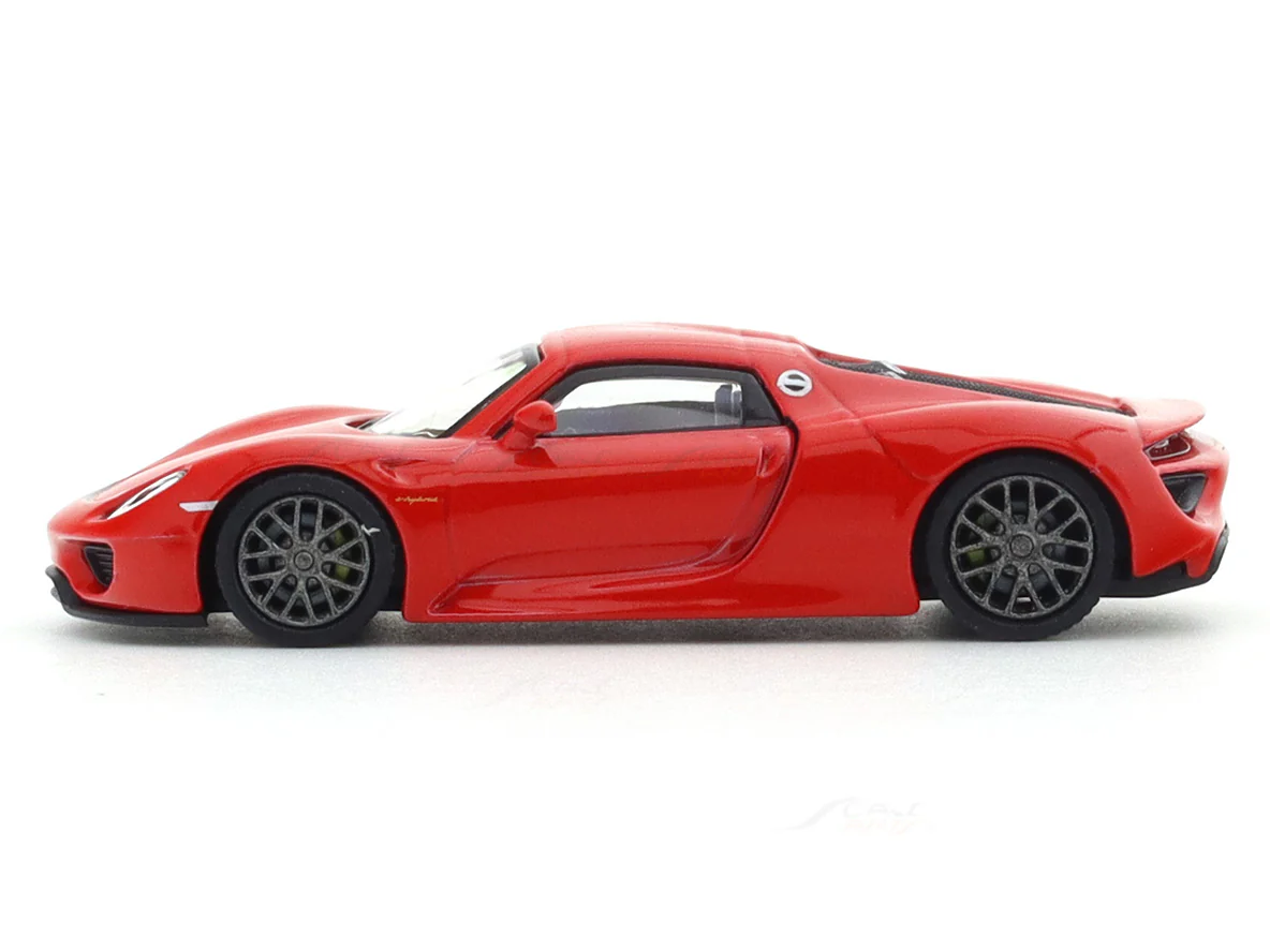 Porsche 918 Spyder red 1:64 PosterCars licensed diecast scale model car miniature car - Image 2