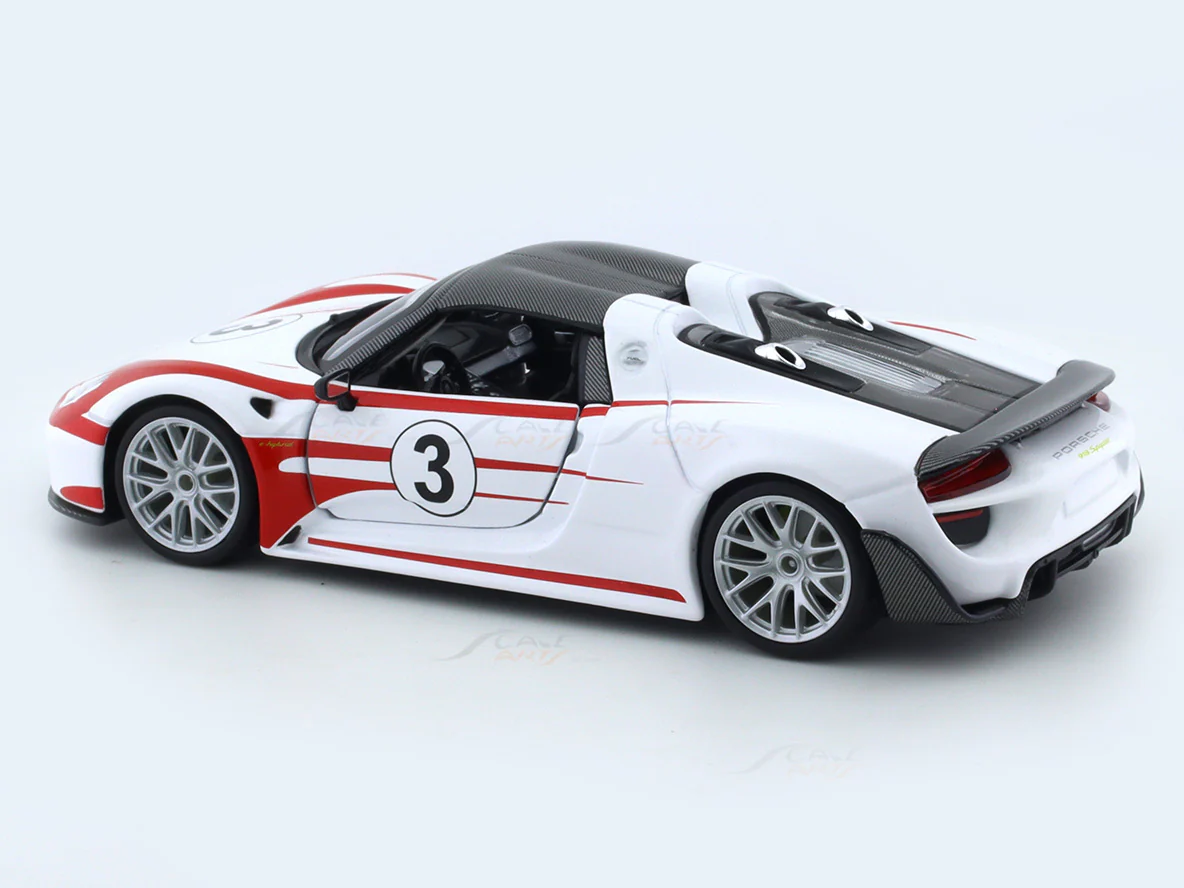 Porsche 918 Weissach 1:24 Bburago licensed diecast Scale Model car - Image 11