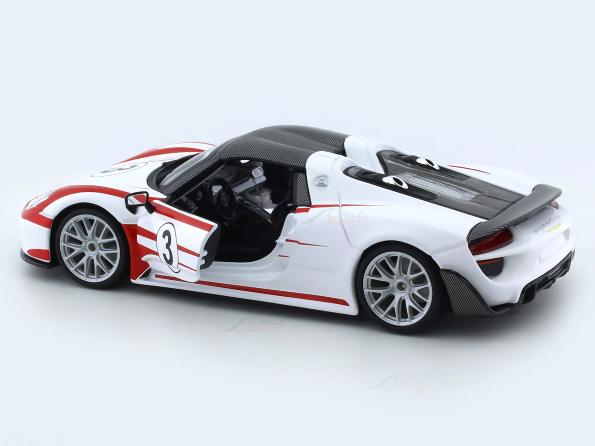 Porsche 918 Weissach 1:24 Bburago licensed diecast Scale Model car - Image 12