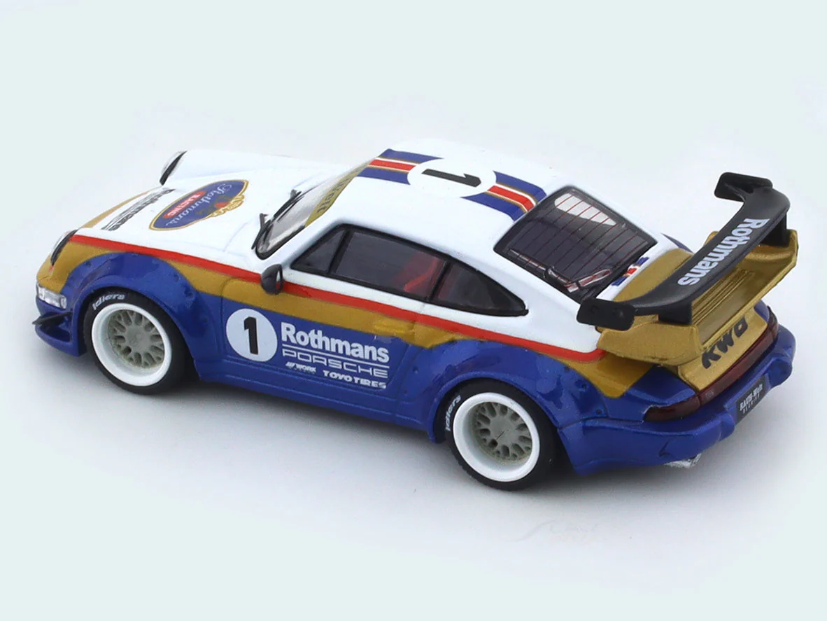 Porsche 964 Rothmans 1:64 Time Micro diecast scale model collectible - Image 8