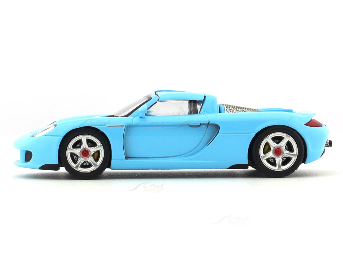 Porsche Carrera GT Blue 1:64 Funny Model diecast scale model car - Image 2