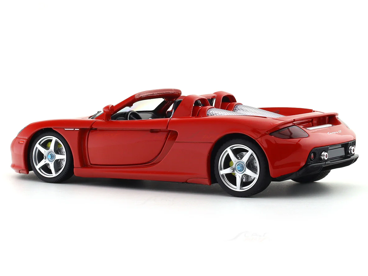 Porsche Carrera GT Red 1:24 MSZ licensed diecast Scale Model car collectible - Image 3