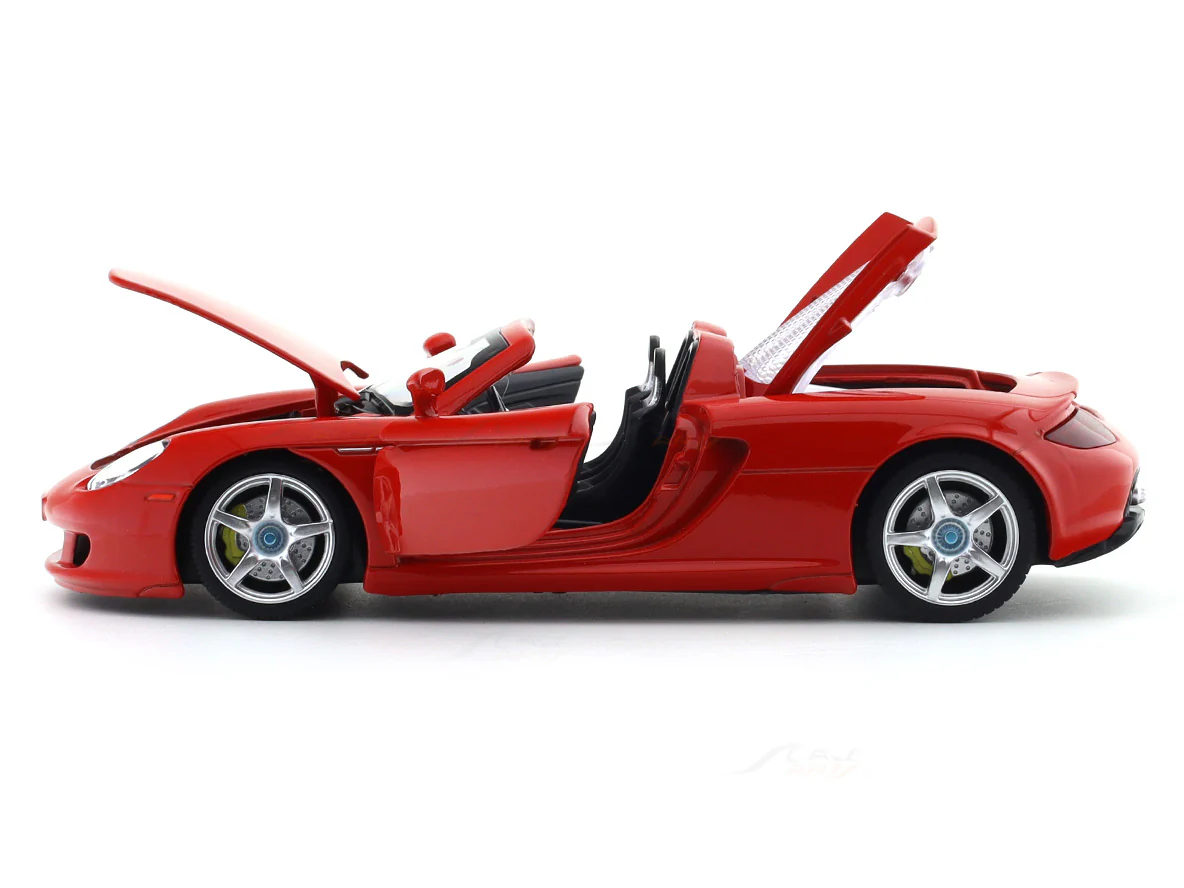 Porsche Carrera GT Red 1:24 MSZ licensed diecast Scale Model car collectible - Image 8