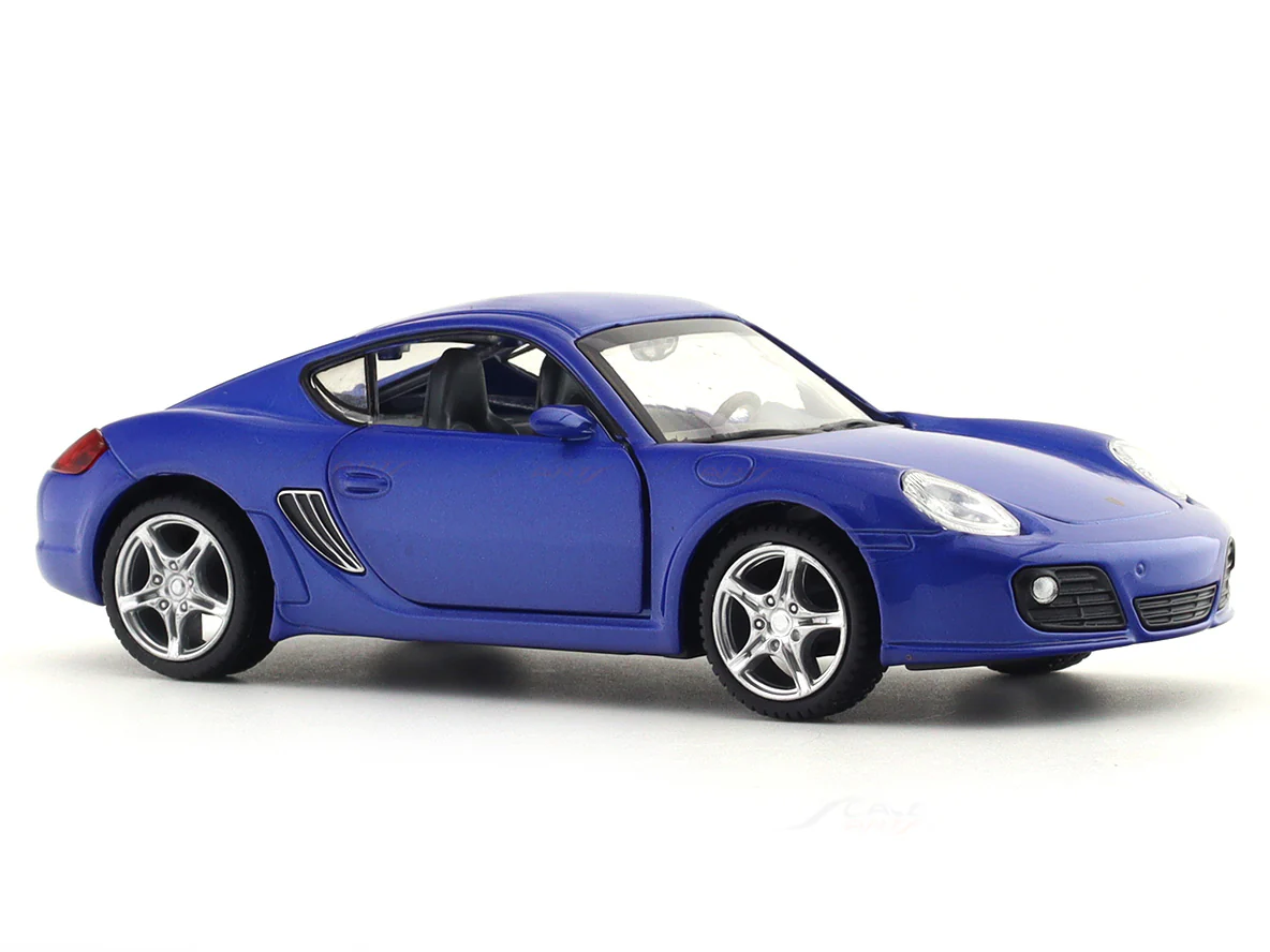 Porsche Cayman S Blue 1:32 MSZ licensed pullback diecast Scale Model car collectible - Image 6