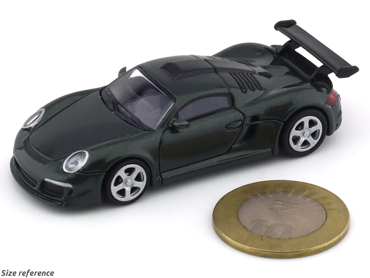 Porsche GT 911 RUF CTR3 Oak Green 1:64 Para64 diecast scale model car - Image 9
