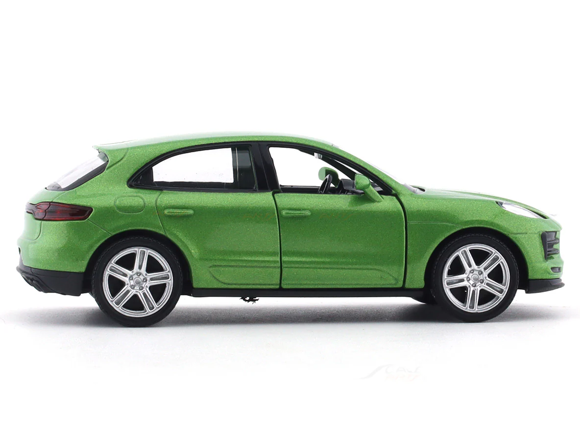 Porsche Macan S green 1:32 RMZ City 5 inch pullback diecast scale model car - Image 5