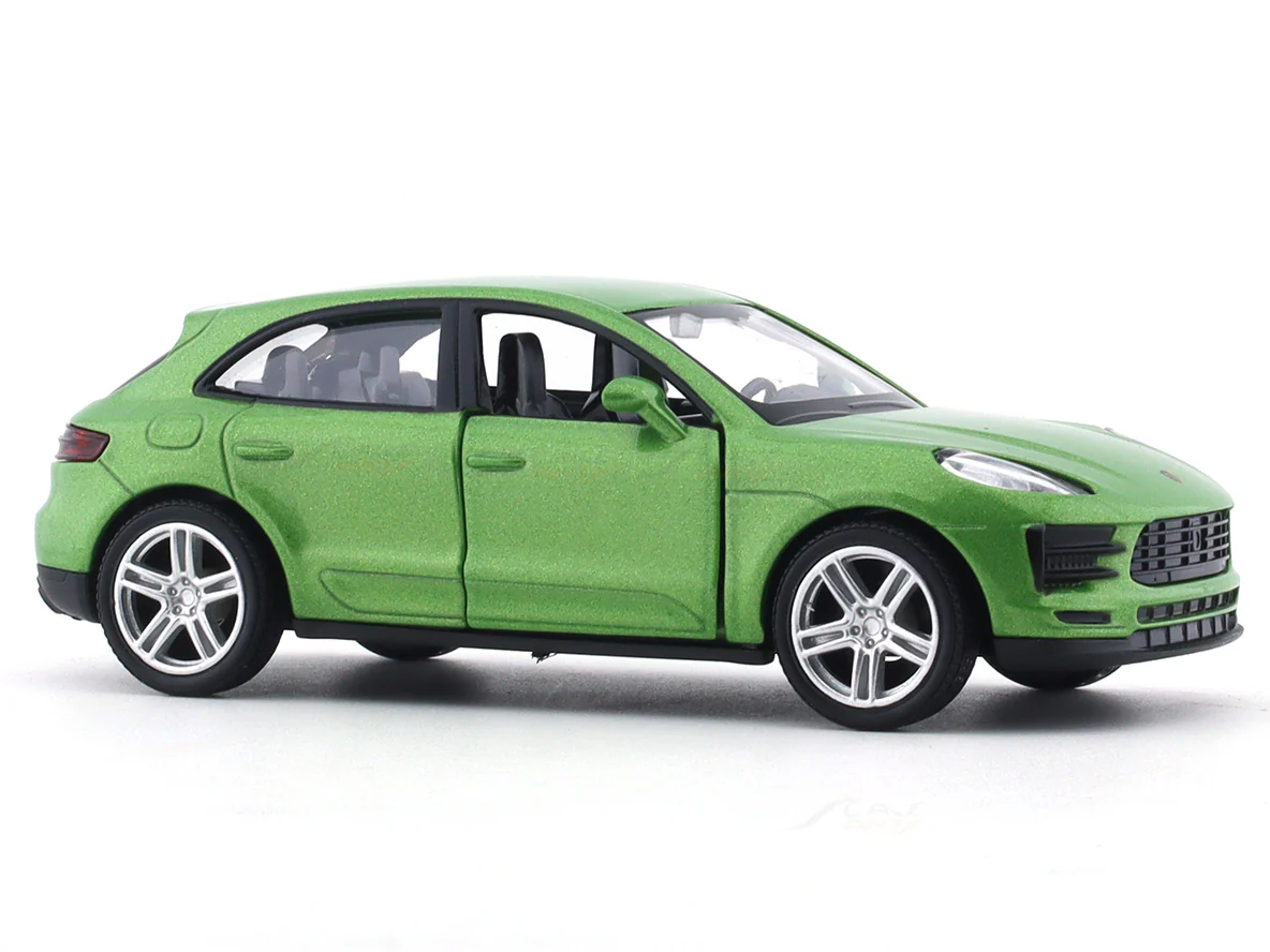 Porsche Macan S green 1:32 RMZ City 5 inch pullback diecast scale model car - Image 6