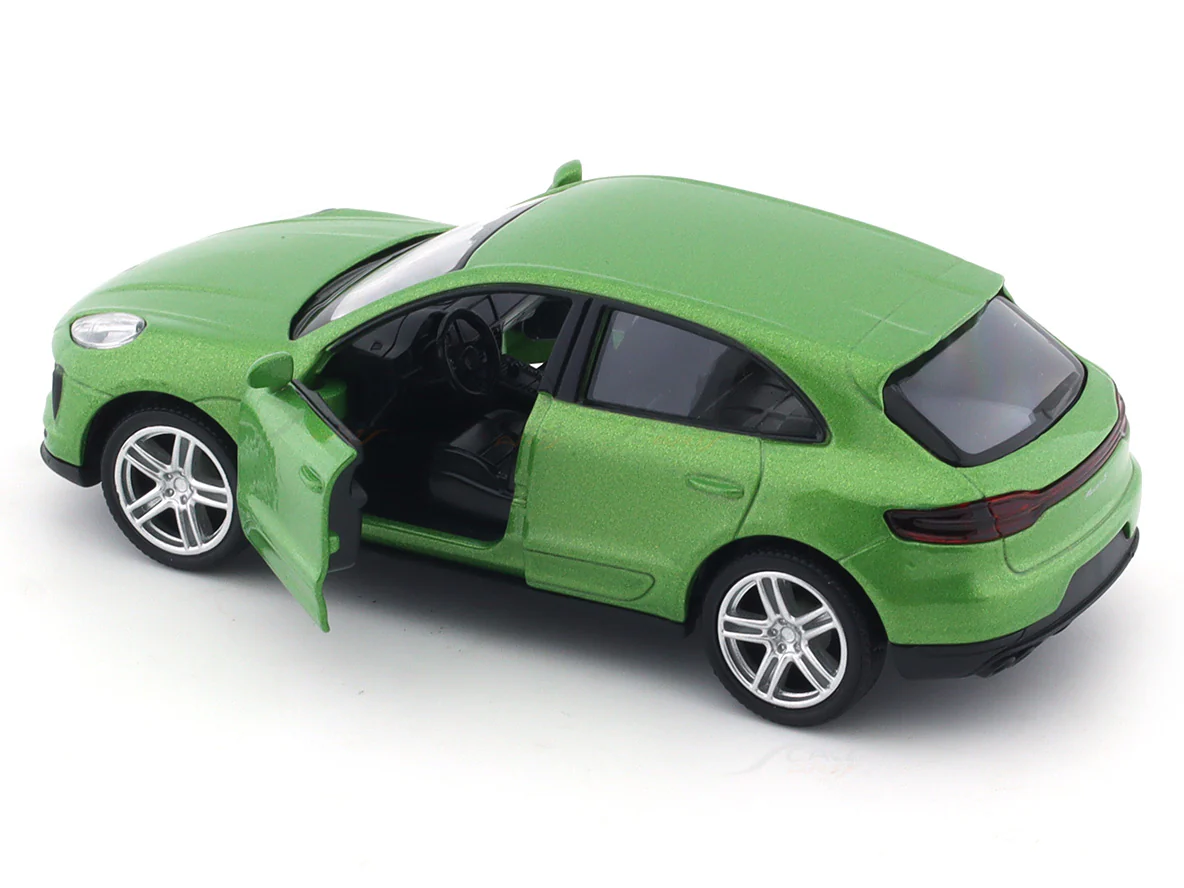Porsche Macan S green 1:32 RMZ City 5 inch pullback diecast scale model car - Image 8