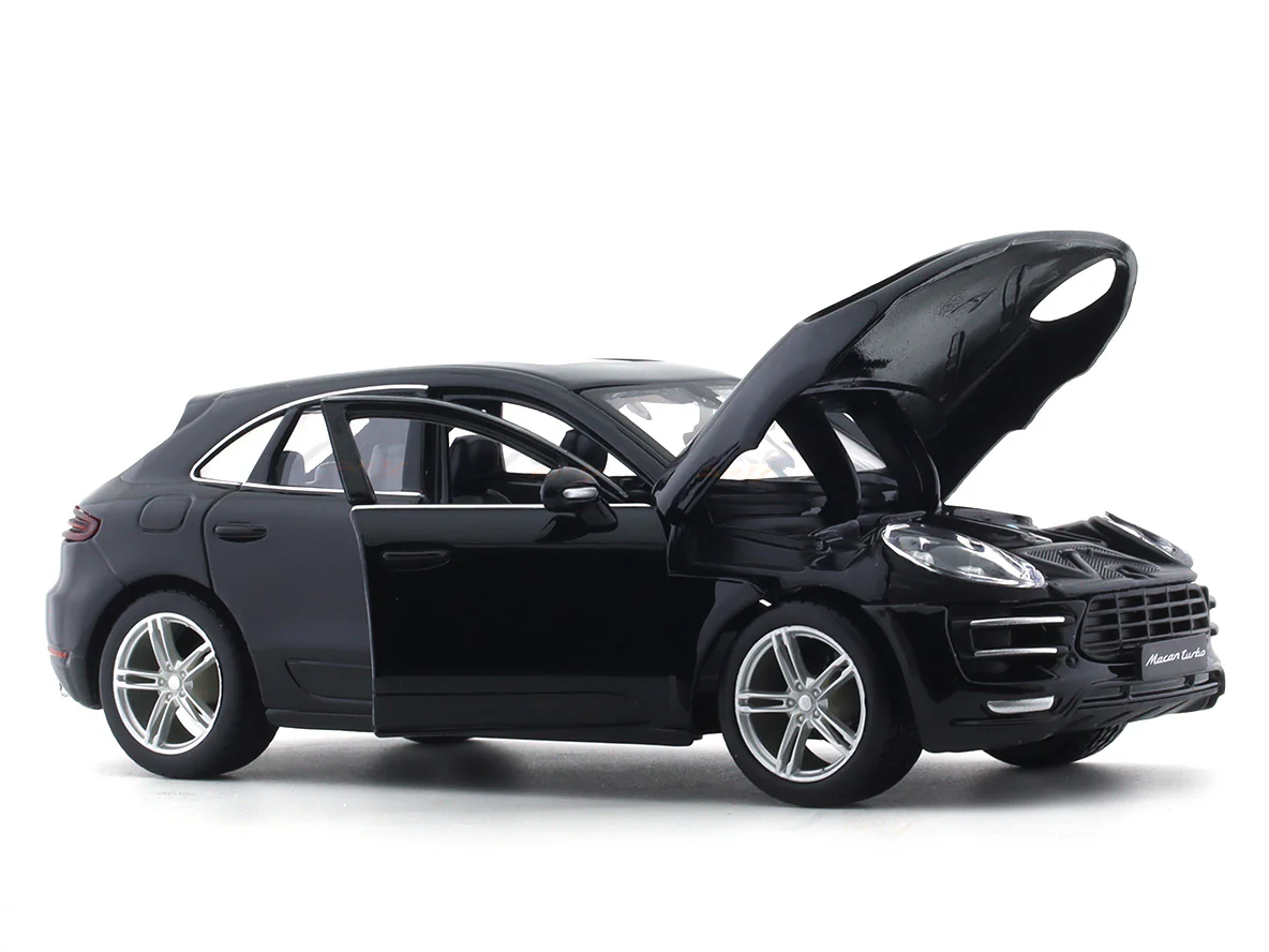 Porsche Mecan Turbo black 1:24 Bburago licensed diecast Scale Model car - Image 13