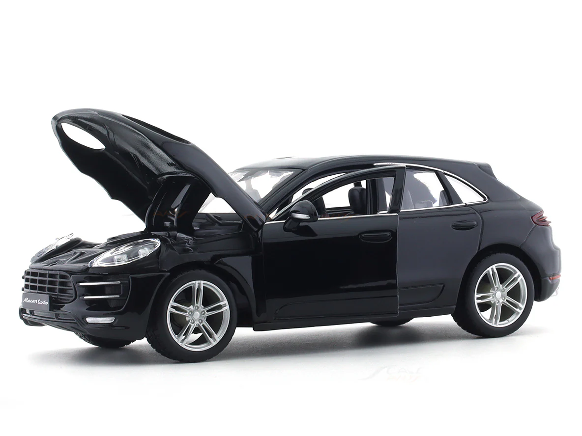 Porsche Mecan Turbo black 1:24 Bburago licensed diecast Scale Model car - Image 8