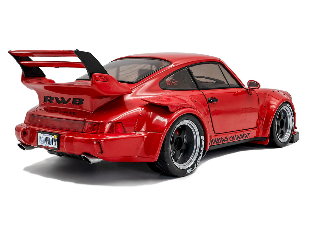 Porsche RWB Taikano Kaishin 1:18 Solido Licensed Diecast Scale Model Car Collectible - Image 7