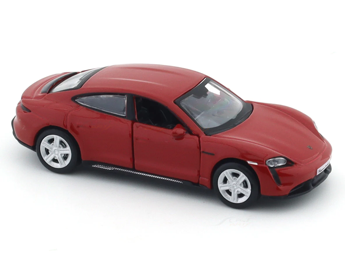 Porsche Taycan Turbo S Red 1:64 Maisto licensed diecast scale model car - Image 12