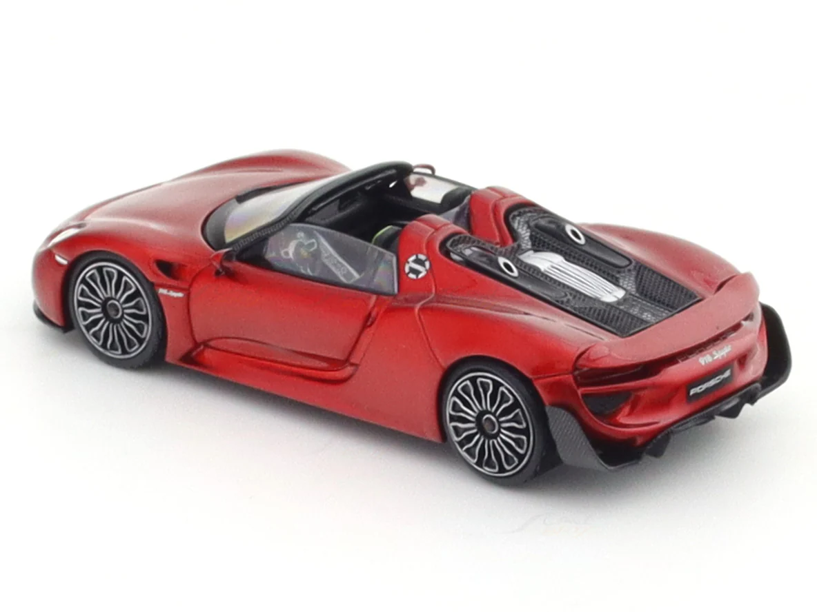 Porsche 918 Spyder red 1:64 TimeMicro diecast scale model car miniature collectible - Image 8