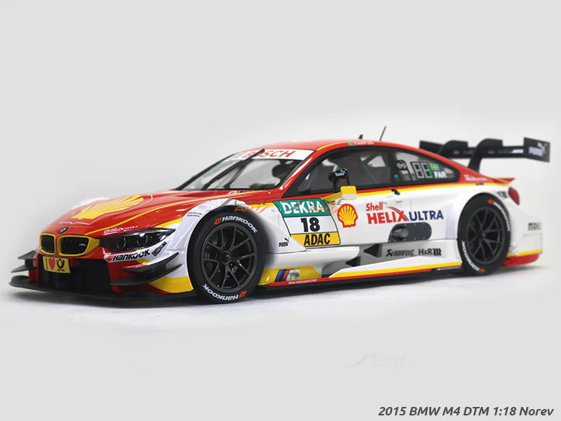 Pre-order 2015 BMW M4 DTM #18 1:18 Noerv diecast Scale Model Car