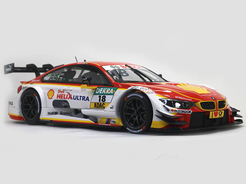 Pre-order 2015 BMW M4 DTM #18 1:18 Noerv diecast Scale Model Car - Image 4