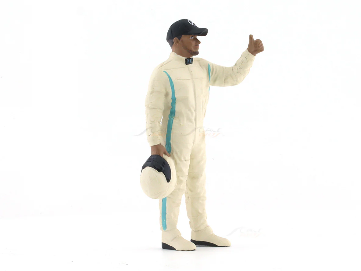Racing Legend 2000s A Lewis H inspired 1:18 American Diorama Figure for scale models - Image 3