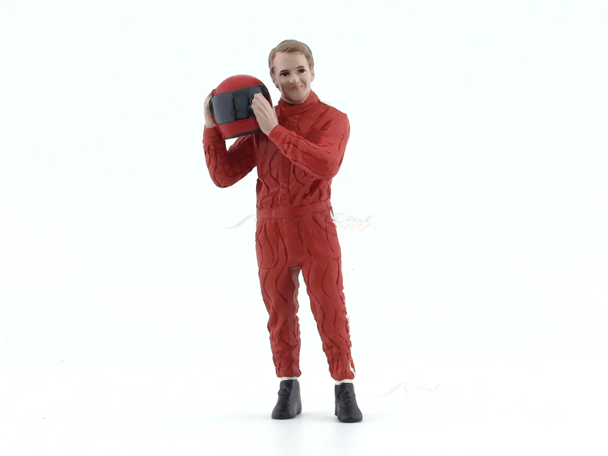Racing Legend 70s B Nikki Lauda inspired 1:18 American Diorama Figure for scale models