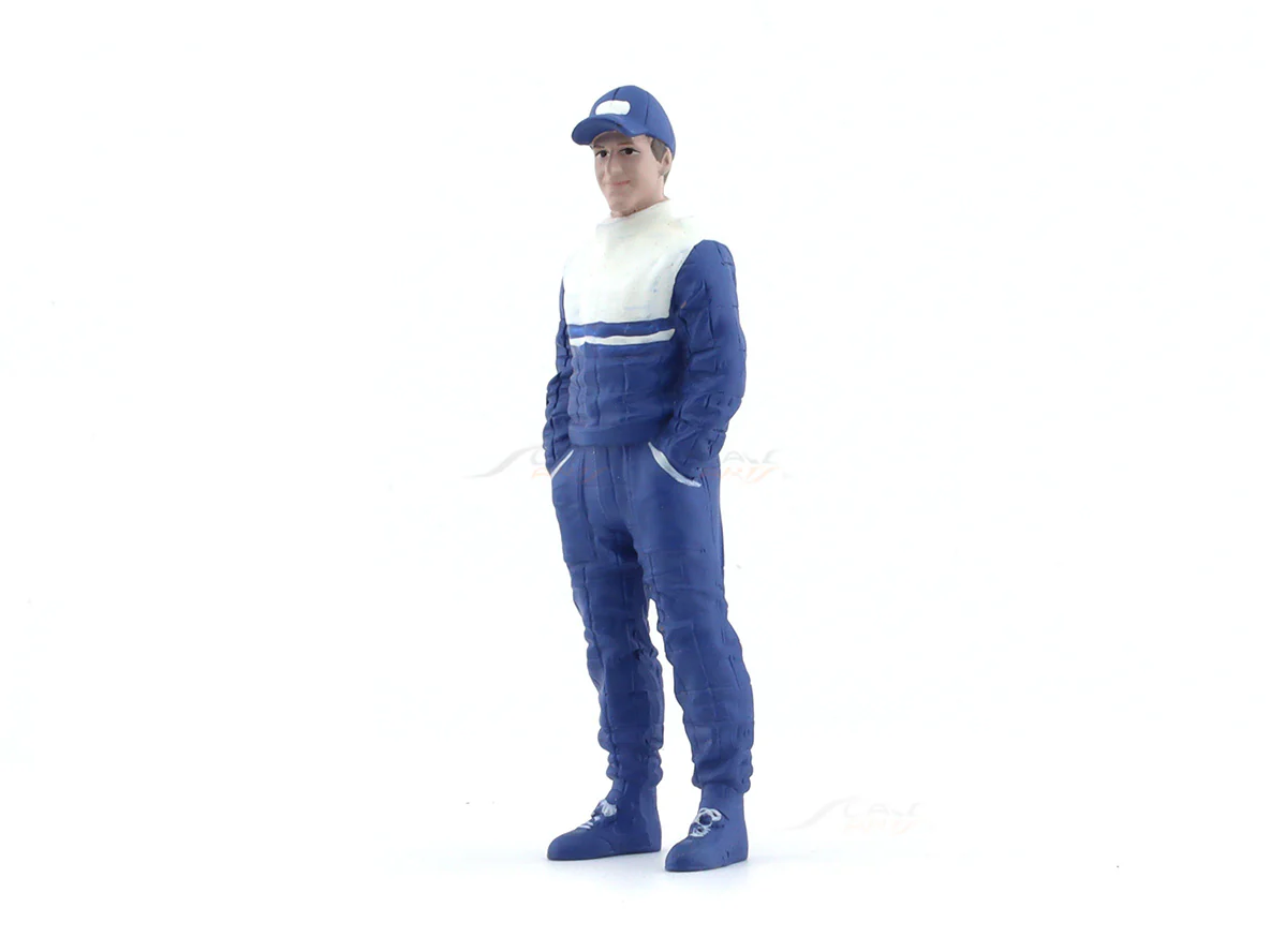 Racing Legend 90s A Damon Hil inspired 1:18 American Diorama Figure for scale models - Image 2