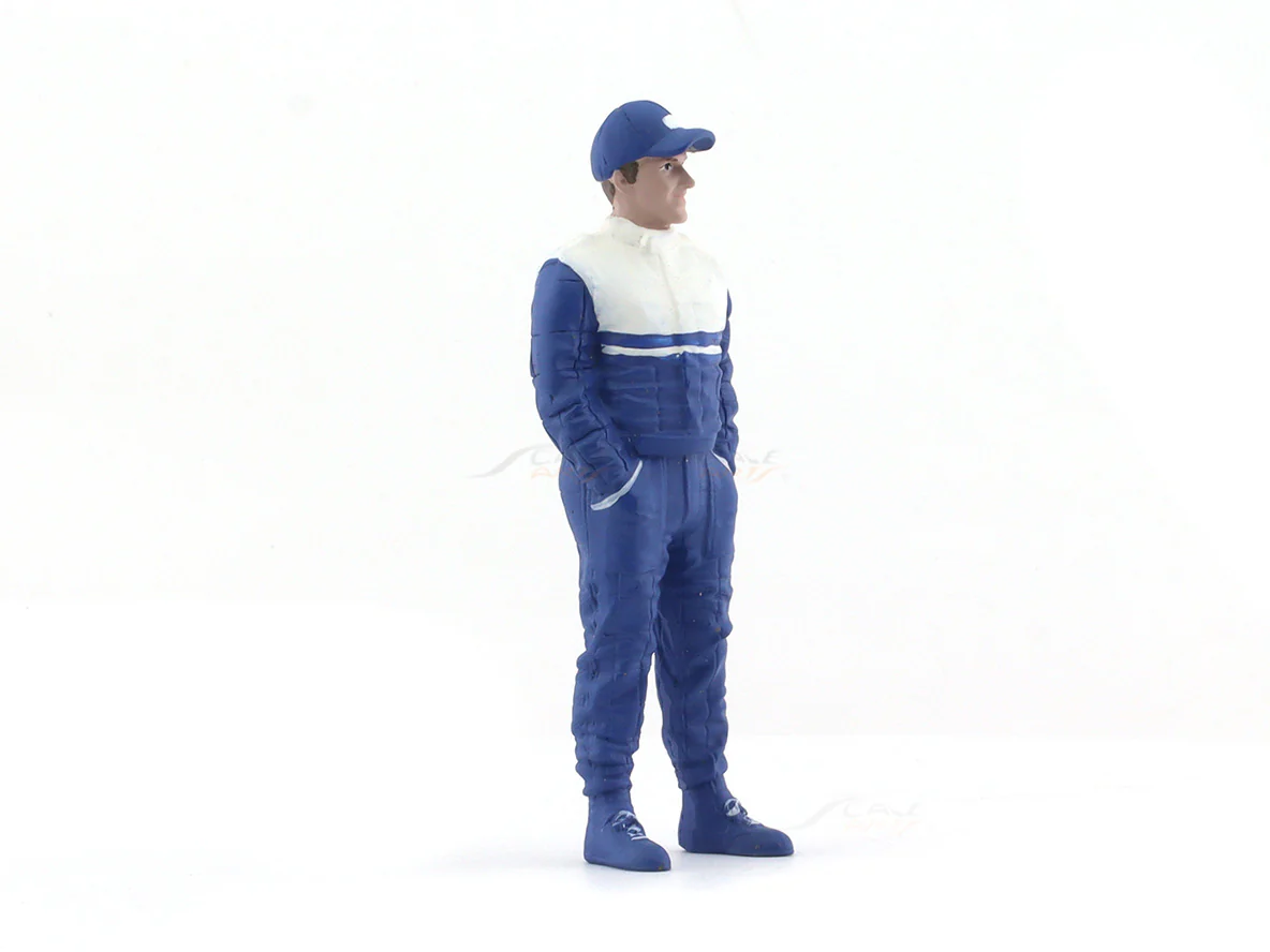 Racing Legend 90s A Damon Hil inspired 1:18 American Diorama Figure for scale models - Image 3