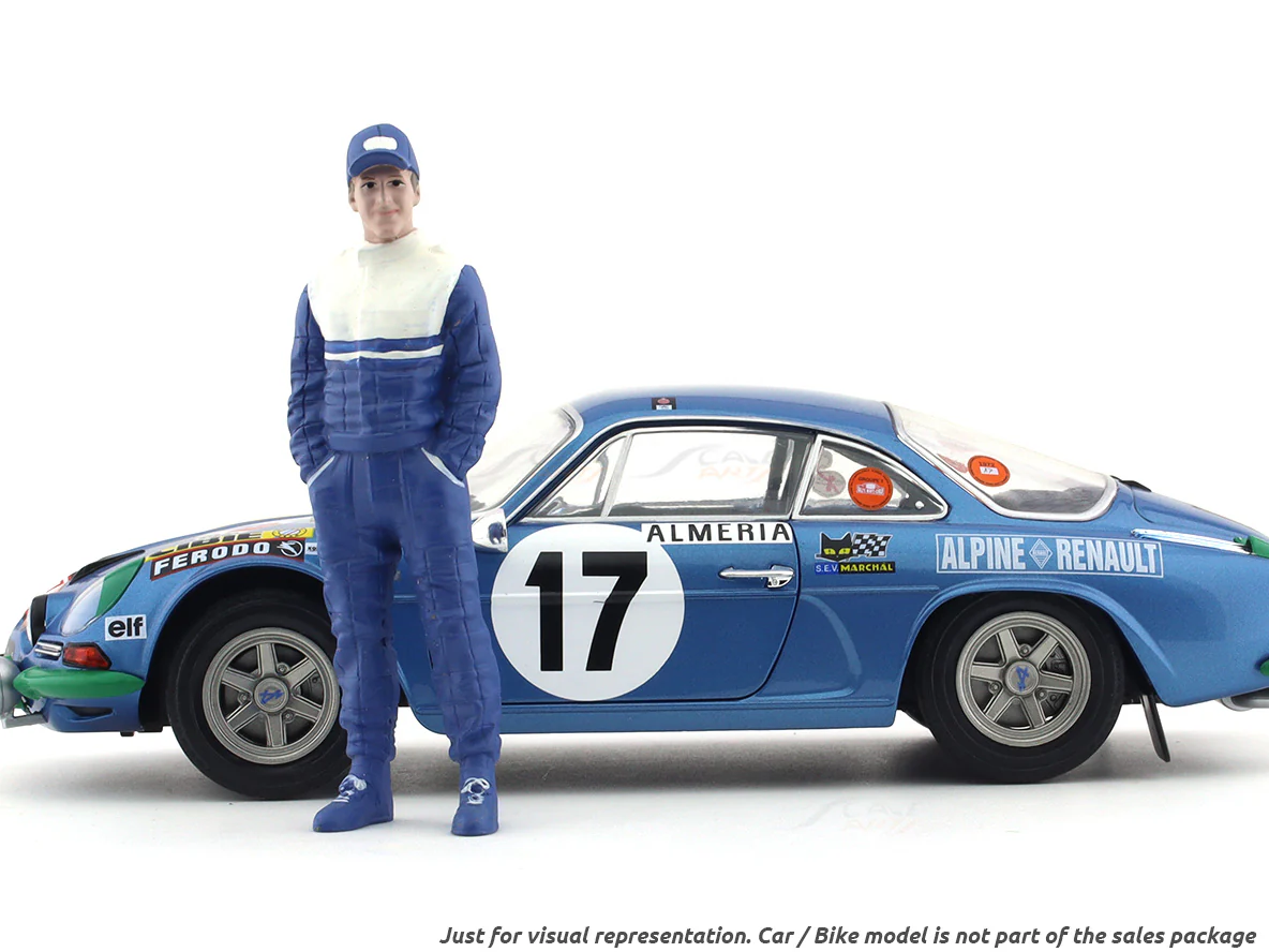 Racing Legend 90s A Damon Hil inspired 1:18 American Diorama Figure for scale models - Image 4