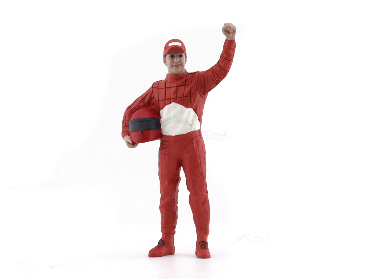 Racing Legend 90s B Michal Schumaker inspired 1:18 American Diorama Figure for scale models
