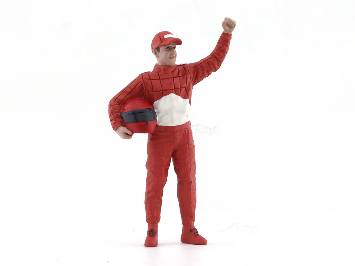 Racing Legend 90s B Michal Schumaker inspired 1:18 American Diorama Figure for scale models - Image 3
