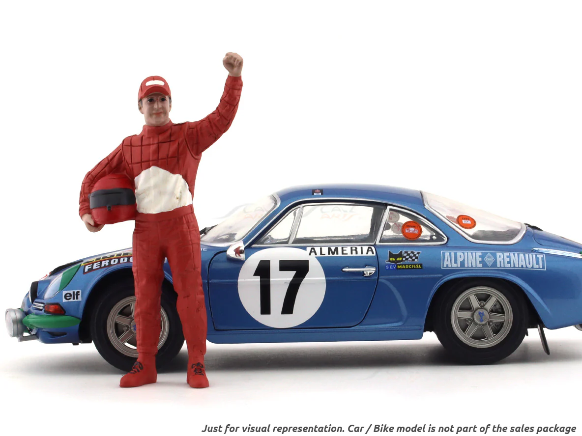 Racing Legend 90s B Michal Schumaker inspired 1:18 American Diorama Figure for scale models - Image 4