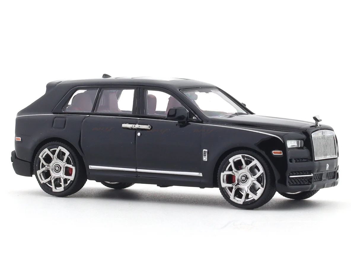 Broken Acrylic : Rolls-Royce Cullinan black B 1:64 SC Art diecast scale model car miniature - Image 4