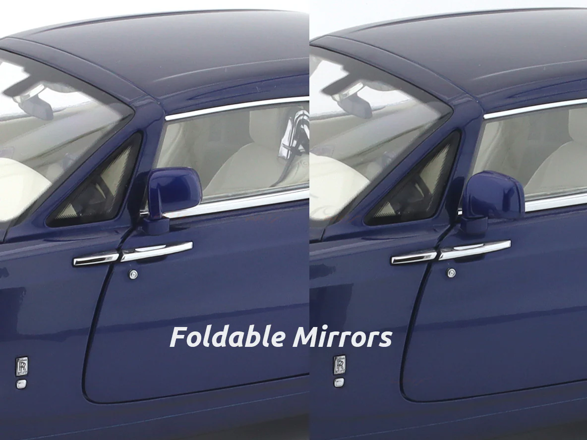 Rolls-Royce Phantom Coupe Blue 1:18 Kyosho licensed premium diecast scale model car collectible - Image 14