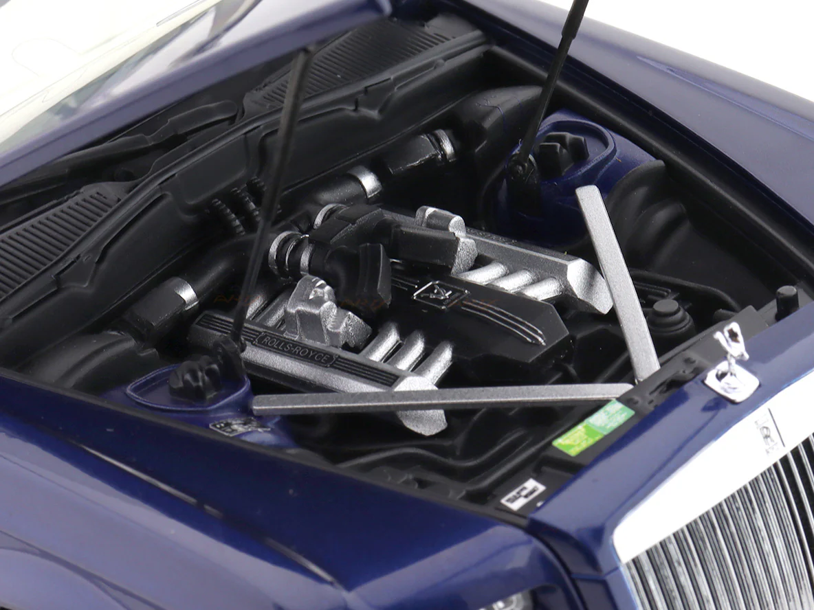 Rolls-Royce Phantom Coupe Blue 1:18 Kyosho licensed premium diecast scale model car collectible - Image 15