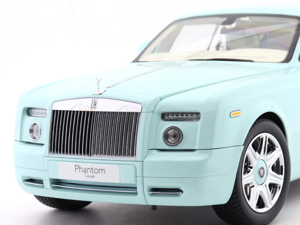 Rolls-Royce Phantom Coupe Turquoise 1:18 Kyosho licensed premium diecast scale model car collectible - Image 16