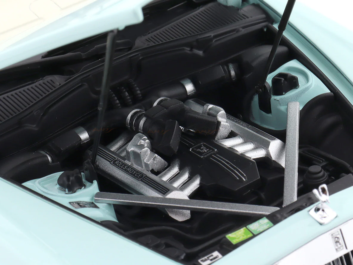 Rolls-Royce Phantom Coupe Turquoise 1:18 Kyosho licensed premium diecast scale model car collectible - Image 18