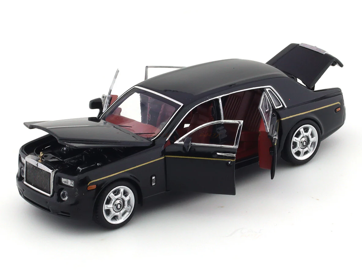 Rolls-Royce Phantom VII black 1:64 DCM diecast scale model car miniature - Image 12