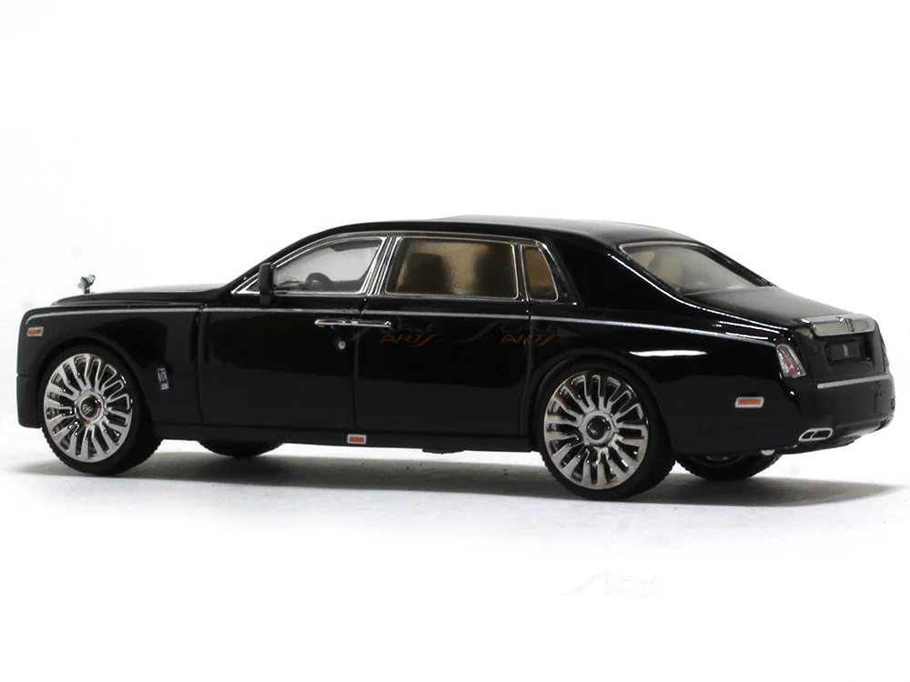 Rolls Royce Phantom VIII black 1:64 diecast scale miniature car - Image 3