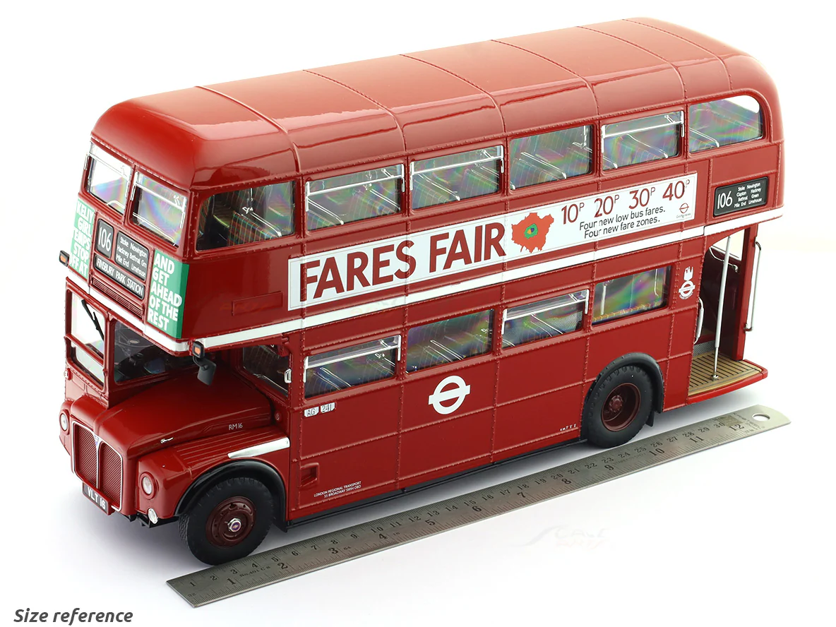 Routemaster RM16 VLT 16 1:24 Sunstar Diecast Scale Model Bus Collectible - Image 18