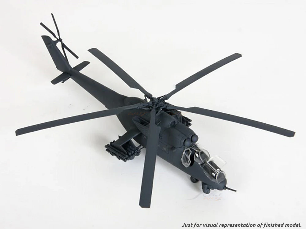 Russian attack helicopter MIL MI-35M hind E 1:72 Zvezda plastic model kit - Image 6