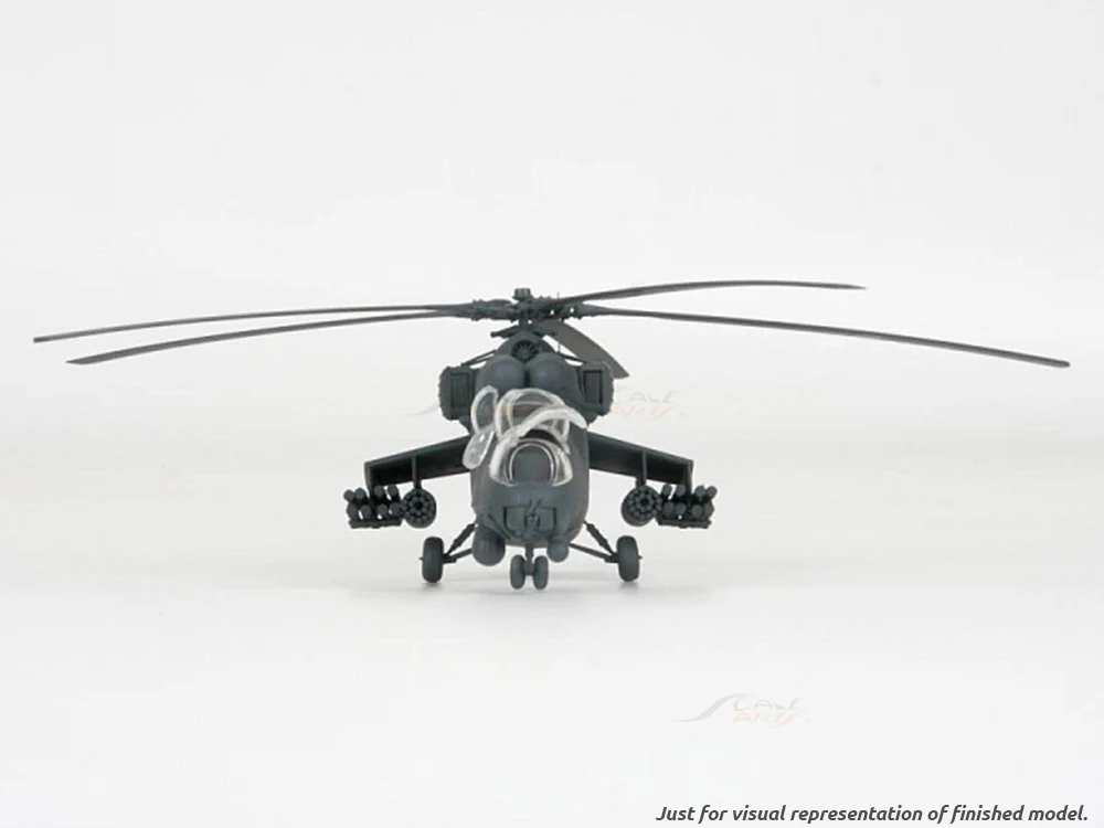 Russian attack helicopter MIL MI-35M hind E 1:72 Zvezda plastic model kit - Image 8