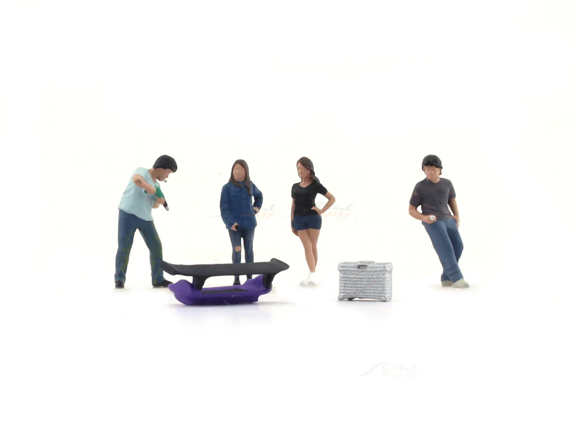 RWB Set 1 1:64 American Diorama x Tarmac Works miniature figures