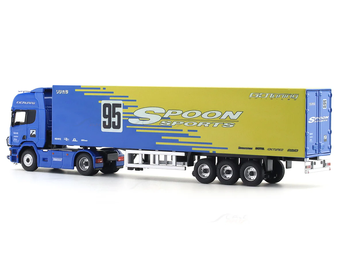 Scania 580S Spoon Trailer 1:64 TimeMicro diecast scale model car miniature car collectible - Image 3